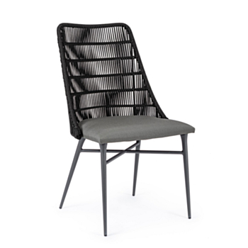 SILLA TABLITA ANTRACITA