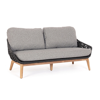 TAMIRES CHARCOAL SOFA 2-3 SEATS W-CUSH