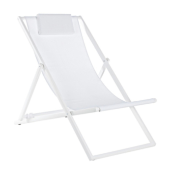 TAYLOR WHITE DECKCHAIR