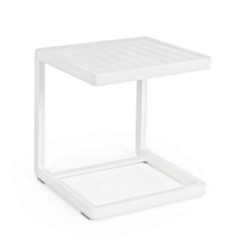 TAVOLINO IN ALLUMINIO BIANCO CX21 - KONNOR