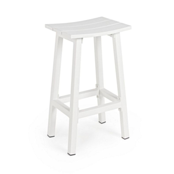 SGABELLO BAR IN ALLUMINIO BIANCO YK11 - SKIPPER