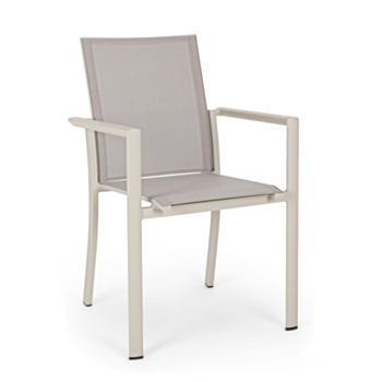 SEDIA IN ALLUMINIO IMPILABILE - KONNOR