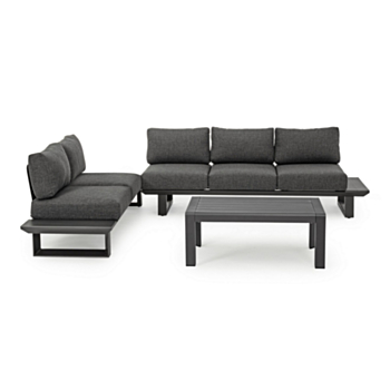 KONNOR CHARCOAL CX23 CORNER SET SOFA W-C