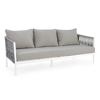 FLORENCIA WHITE WG20 SOFA 3SEATS W-CUSH