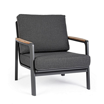 JALISCO CHARCOAL WG21 ARMCHAIR W-CUSH