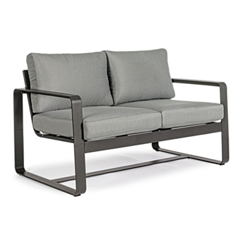 DIVANO IN ALLUMINIO ANTRACITE YK13 - MERRIGAN