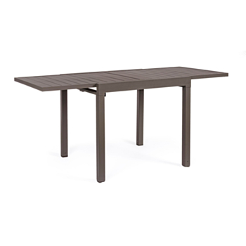 TAVOLO IN ALLUMINIO 83-166X80 COFFEE YK14 - PELAGIUS