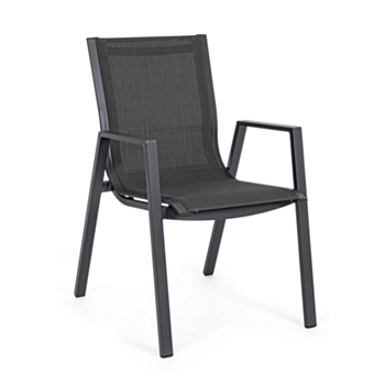 PELAGIUS CHARCOAL YK13 CHAIR W-ARMRESTS