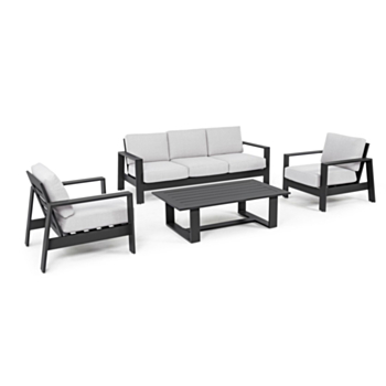 SALOTTO IN ALLUMINIO ANTRACITE YK13 - BALTIC