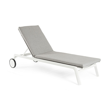 JALISCO WHITE WG20 SUNBED W-CUSH W-WH
