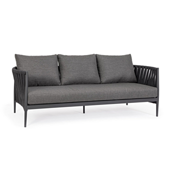 JACINTA CHARCOAL WG21 SOFA 3SEATS W-CUSH