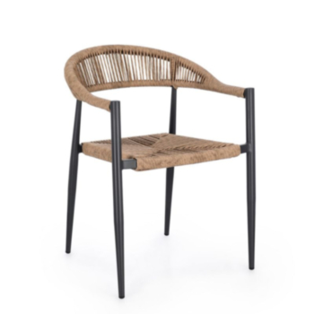 SEDIA C-BR JANDIA ANTRACITE/NATURAL