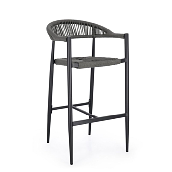 SGABELLO BAR JANDIA ANTRACITE/GRIGIO