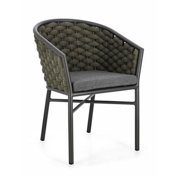 SILLA C-R C-COJ MARGALIDA ANTRACITA/VERD