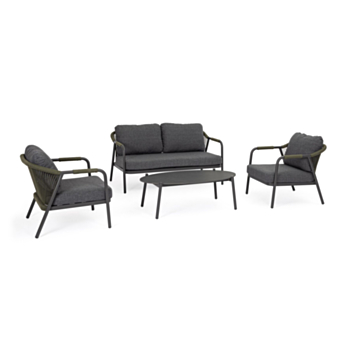 SET4 SALOTTO C-C MIRAVET ANT/VERDE