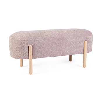 DAYLA ANTIQUE ROSE BENCH