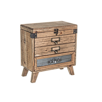 OFFICINA TABLE CHEST OF DRAWERS 3DR-1DO