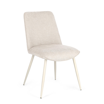 SEDIA IN TESSUTO BEIGE - CORA