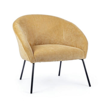 SESSEL AIKO VELVET GELB