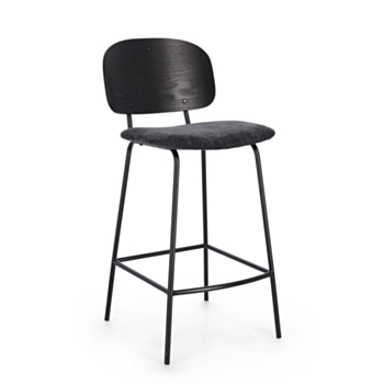 SIENNA DARK GREY KITCHEN STOOL