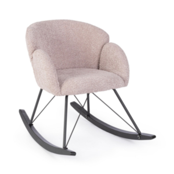 SILLÓN MECEDOR SIBILLA ROSA ANTIGUO