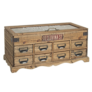 SIXTEM TABLE CHEST OF DRAWERS 8DR