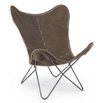GAUCHO OLIVE BUTTERFLY ARMCHAIR