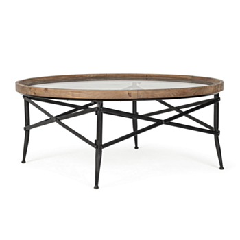 EVANS ROUND COFFEE TABLE D100