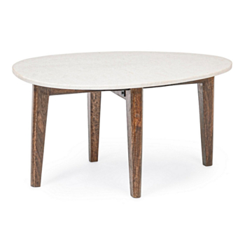 SYLVESTER OVAL COFFEE TABLE 70X50