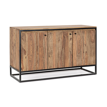 CREDENZA 3 ANTE IN LEGNO SHEESHAM - NARTAN