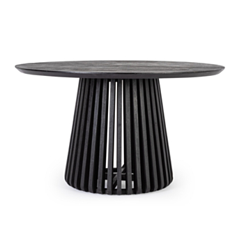 TAVOLO IN LEGNO NERO D130 - ODION