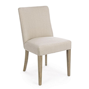 SEDIA IN TESSUTO NATURALE - BEATRIZ