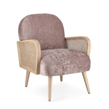 DALIDA OLD ROSE ARMCHAIR