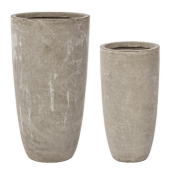 SET2 PORTE-VASE CEMENT RD HAUT SABLE