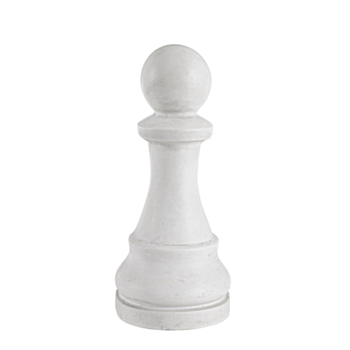 DECORAZIONE CHESS PEDONE BIANCO