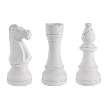 DEKORATION SCHACH WEISS SORT3