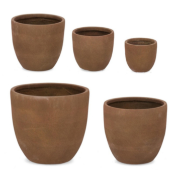 SET5 RIGO RO RUSTY LOW VASE HOLDER