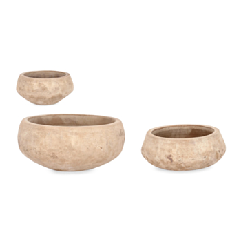 SET3 MINH BOWL BURNISHED T.COTTA