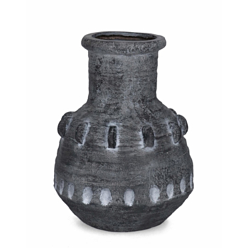 P. VASO BUCCHERO TONDO GRIGIO D37
