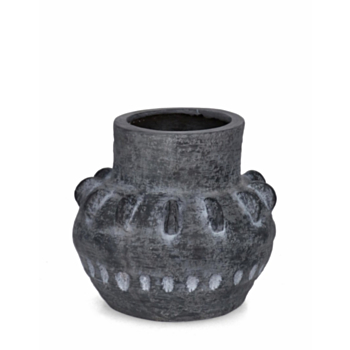 P.VASE BUCCHERO RO GRIS D32
