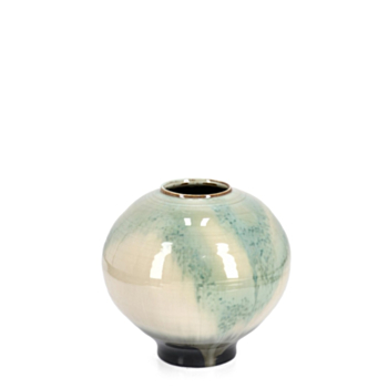 COIRA RO WH L.BL VASE H. D30