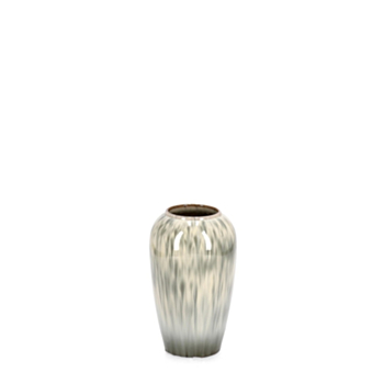 P.VASE COIRA ÉVASÉ BEIGE MELANGE H26