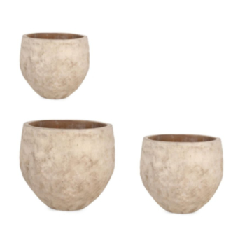 MINH SET3 HIGH BURN TERRACOTTA VASE HOLD