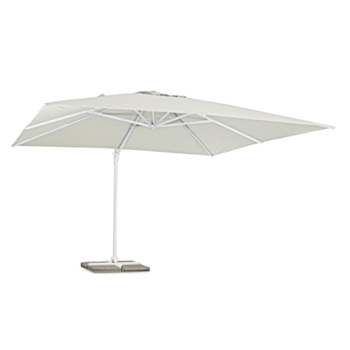 OMBRELLONE BRACCIO IN ALLUMINIO 4X4 BIANCO - EDEN