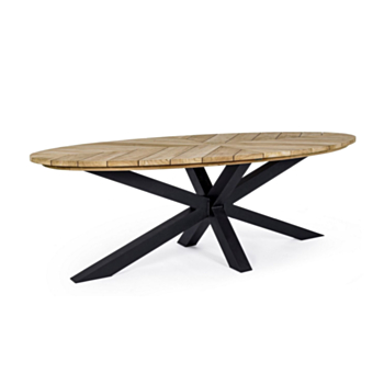 TAVOLO IN TEAK CARBON RT02 - PALMDALE