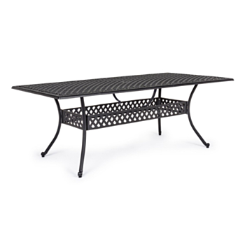 TAVOLO RETTANGOLARE 213X107 ANTRACITE - IVREA  