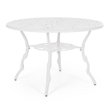 TAVOLO IN ALLUMINIO D110 BIANCO - VICTORIA