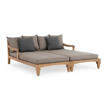 BALI NATURAL DAYBED SET2 W-CUSH - FSC