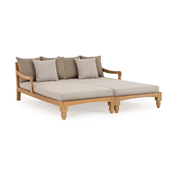 BALI NATURAL DAYBED SET2 W-CUSH - FSC