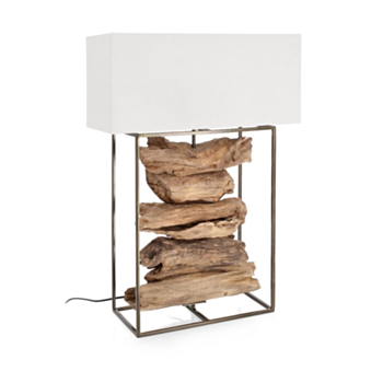 KUBI WHITE TABLE LAMP H76